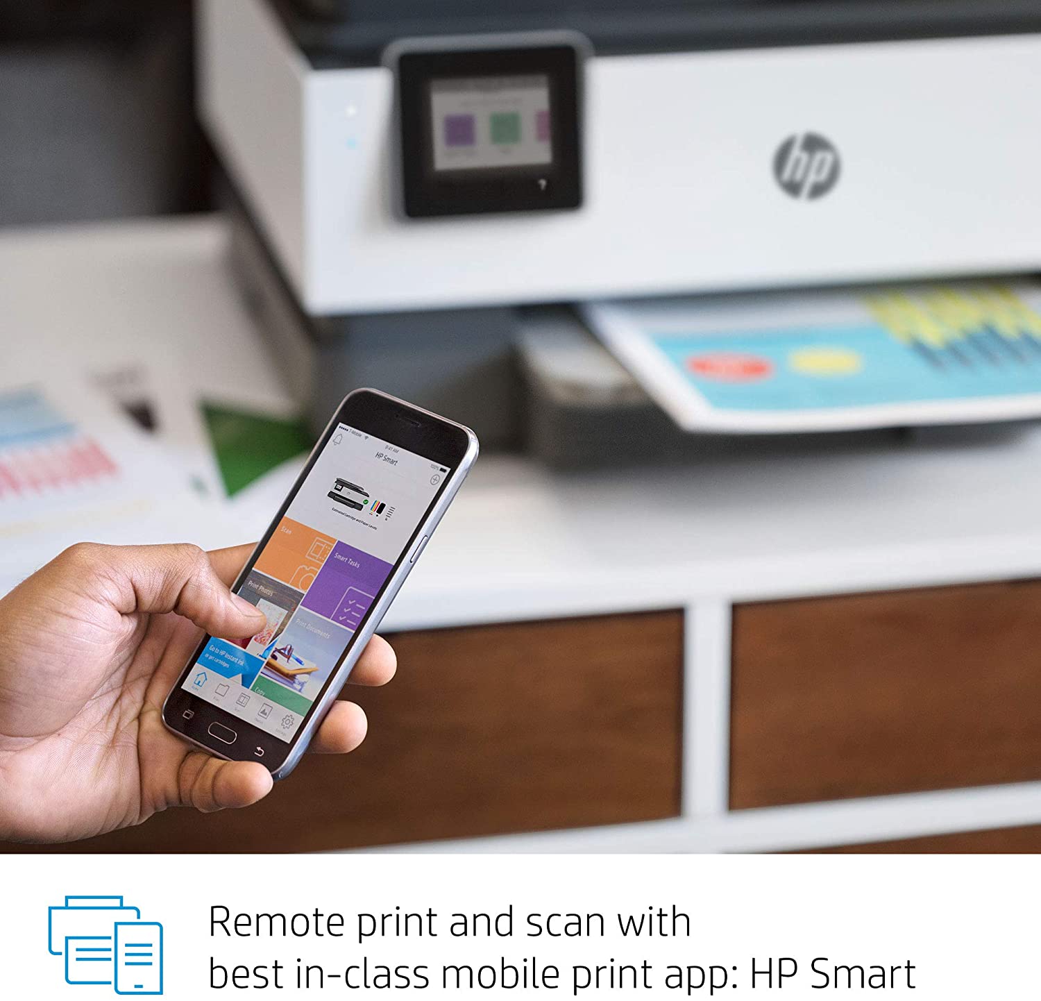 HP OfficeJet Pro 8035 All-in-One Wireless Printer - Includes 8 Months of Ink Delivered to Your Door, Smart Home Office Productivity - Basalt (5LJ23A) HP OfficeJet Pro 8035 All-in-One Wireless Printer - Includes 8 Months of Ink Delivered to Your Door, Smart Home Office Productivity - Basalt (5LJ23A)